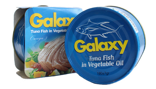 تن ماهی گلکسی 180 گرم